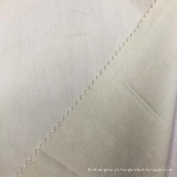 Popeline de algodão e nylon com tecido de spandex